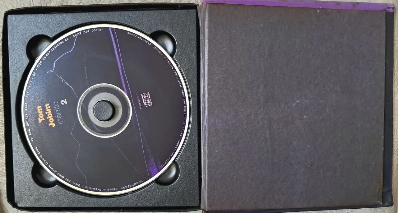 CD duplo Box Set Tom Jobim - Inédito (regravações do ano de 1987