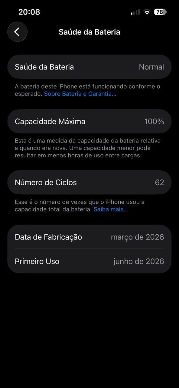 Vende -se iPhone 17e Semi Novo, celular zero de tudo  - Foto 2
