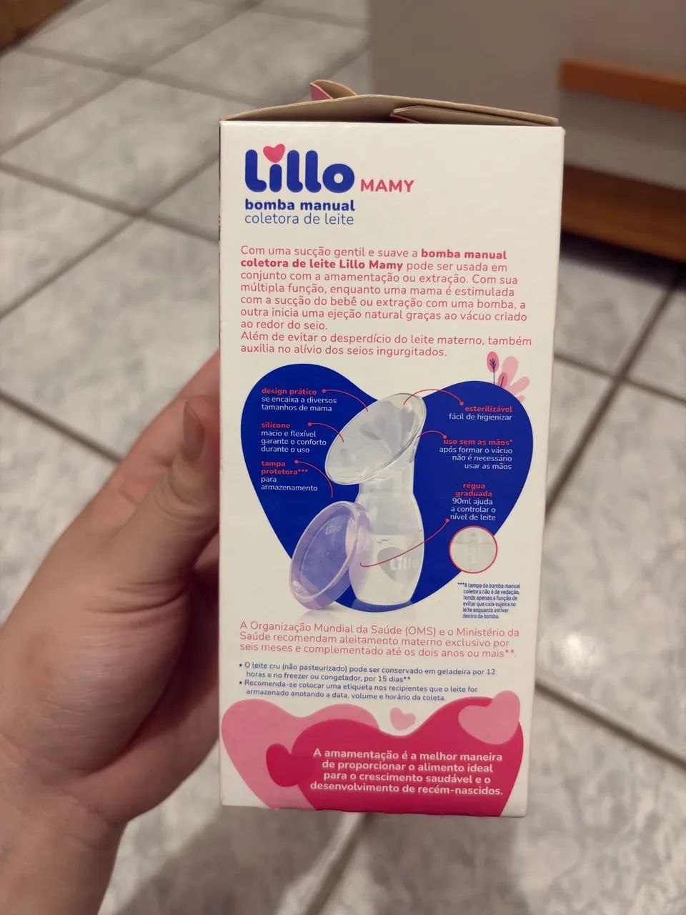 Coletora de Leite Materno Lillo Mamy em Silicone - Prática e Confortável! - Foto 3