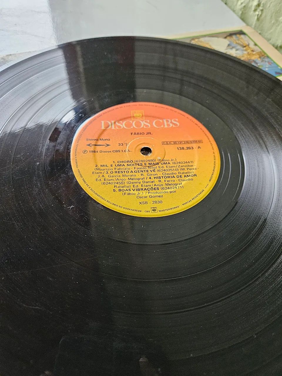 Disco de Vinil Fábio Jr. 1984 LP - Foto 4