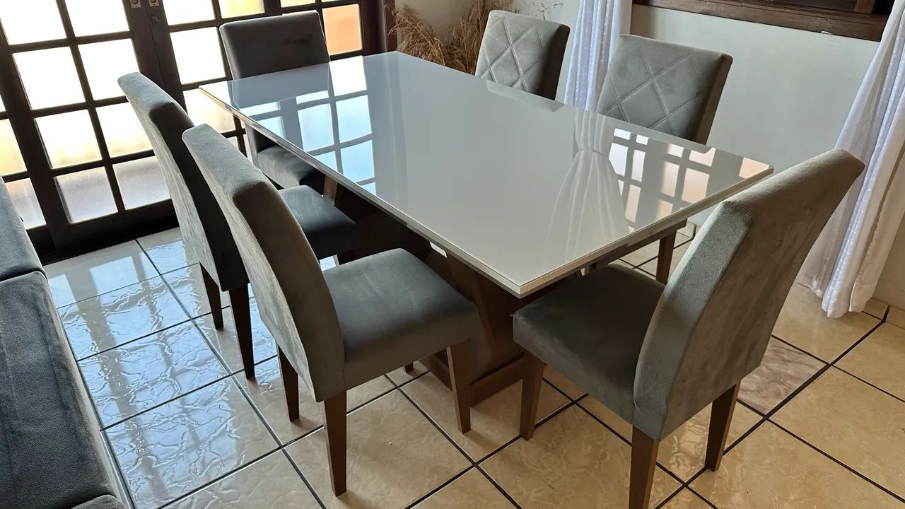 Mesa 6 cadeiras - 1.80m x 0.9m - Foto 3