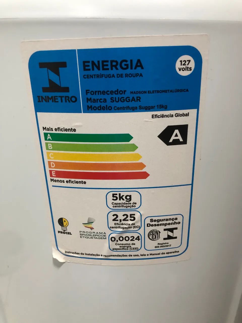 Centrífuga de roupas - Foto 2