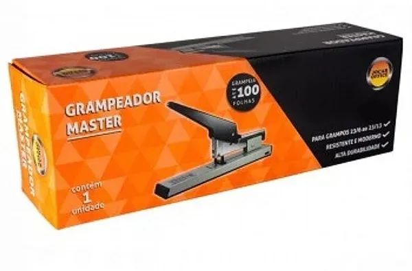 Grampeador de até 100 folhas MASTER 