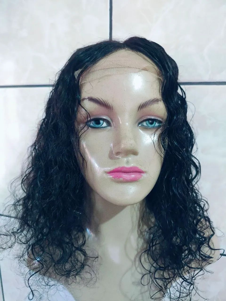 lace  front cabelo  humano  cacheado  - Foto 3