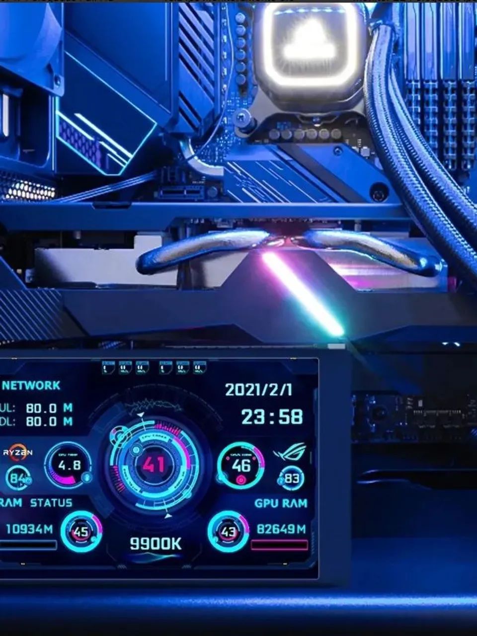 Tela mini monitor ips (nunca usado - Foto 2
