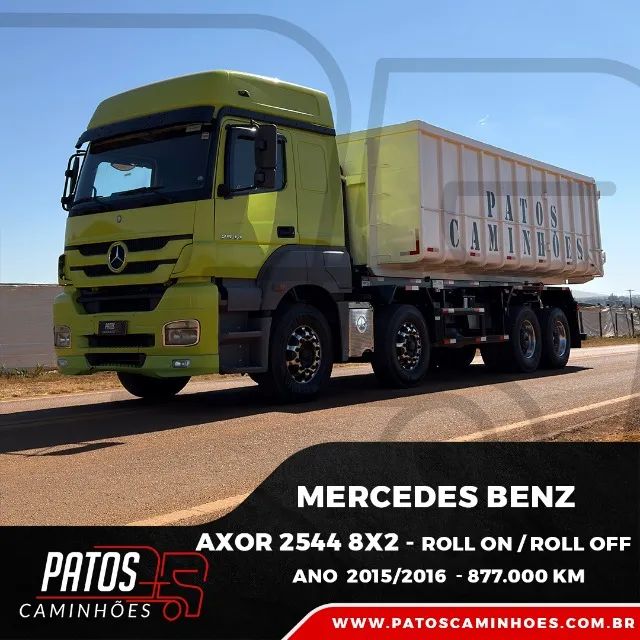 Mercedes Benz Axor 2544 8x2 Roll On / Roll Off 2015/2016