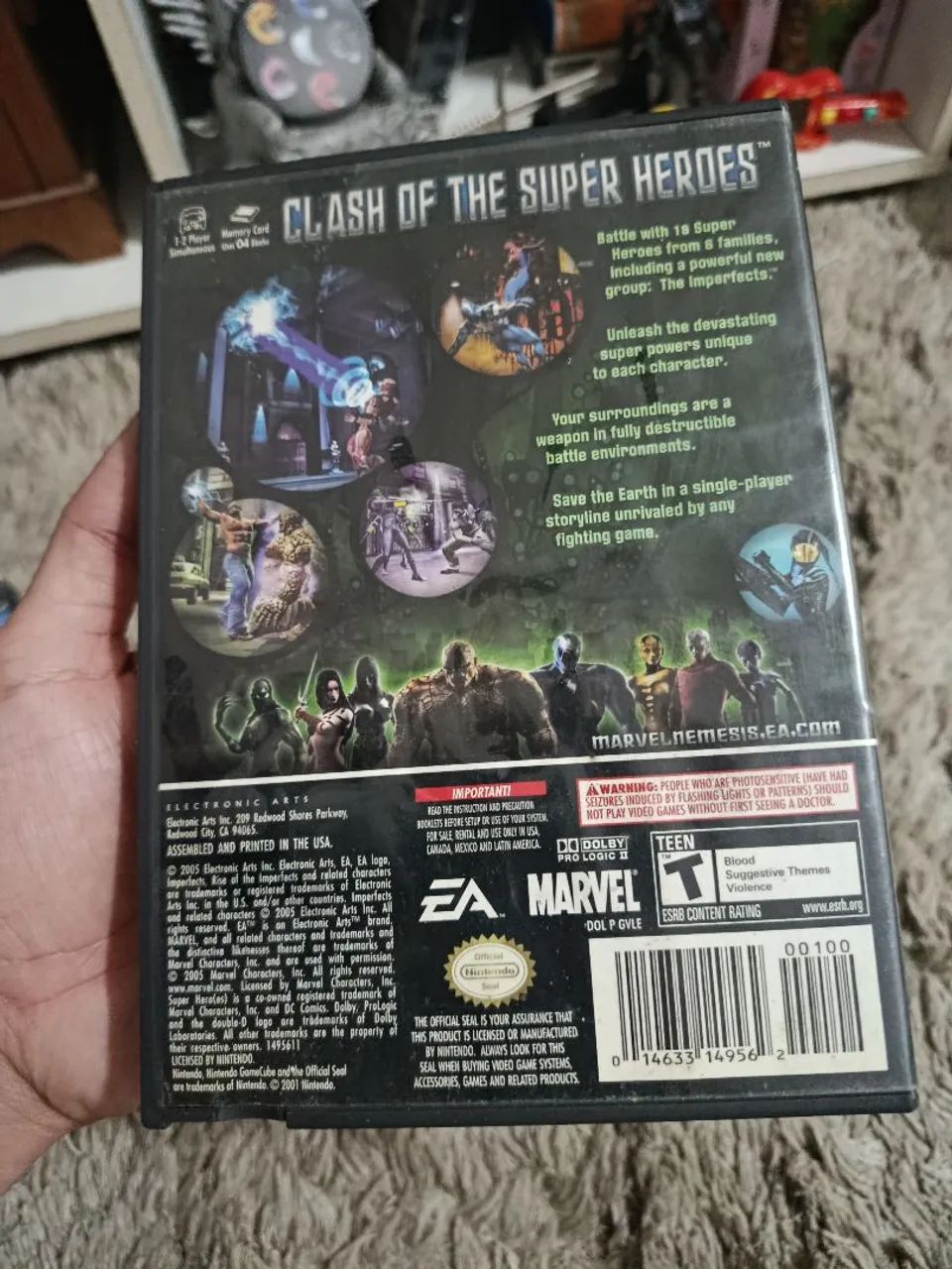 Jogo GameCube - Marvel Nemesis - Foto 2