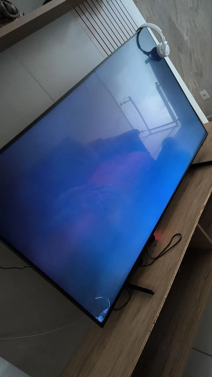 Smart tv 55 polegadas ( DEFEITO) - Foto 3