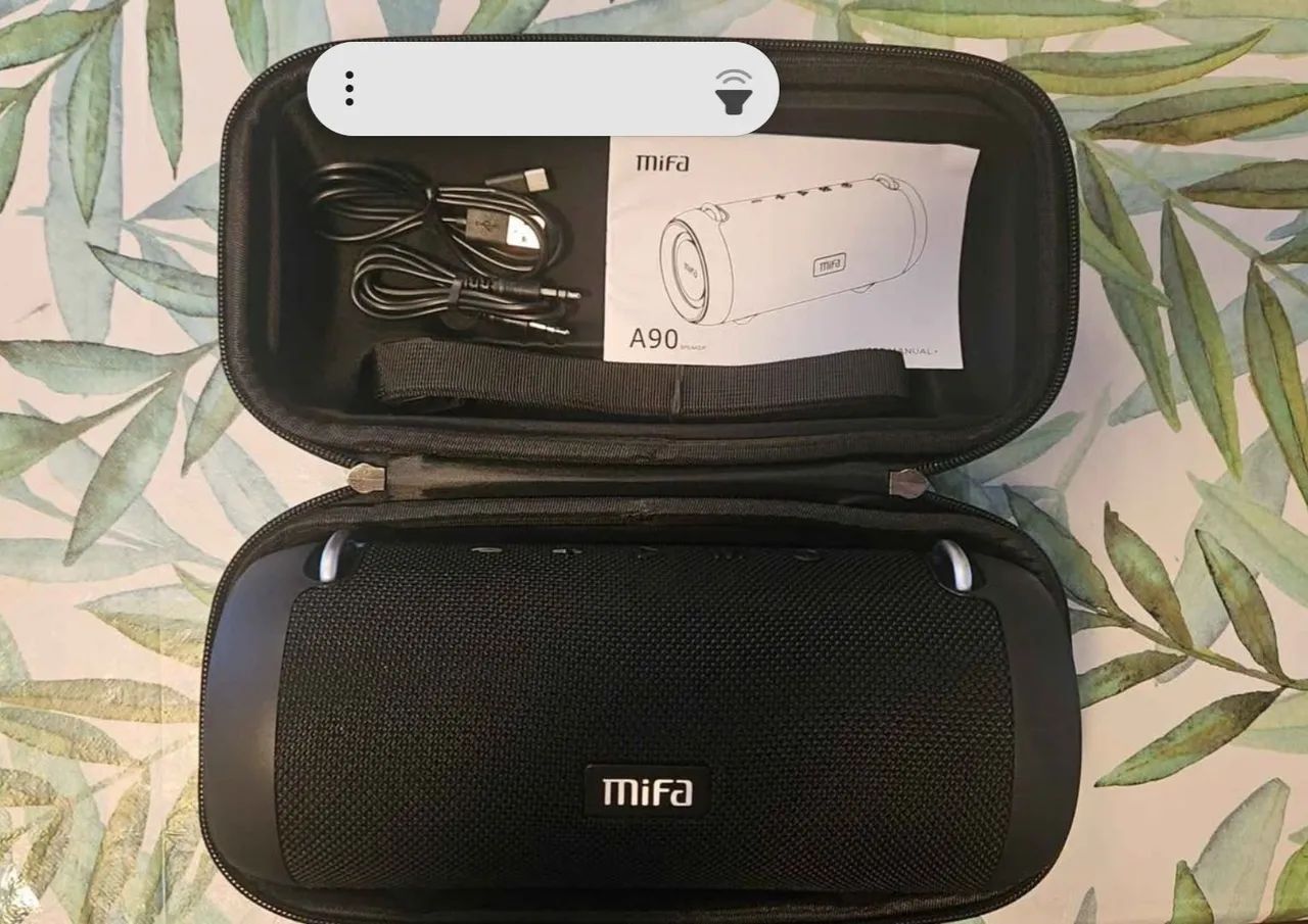 Caixa de Som Portátil Bluetooth 60w Mifa A90 estado nova - Foto 3