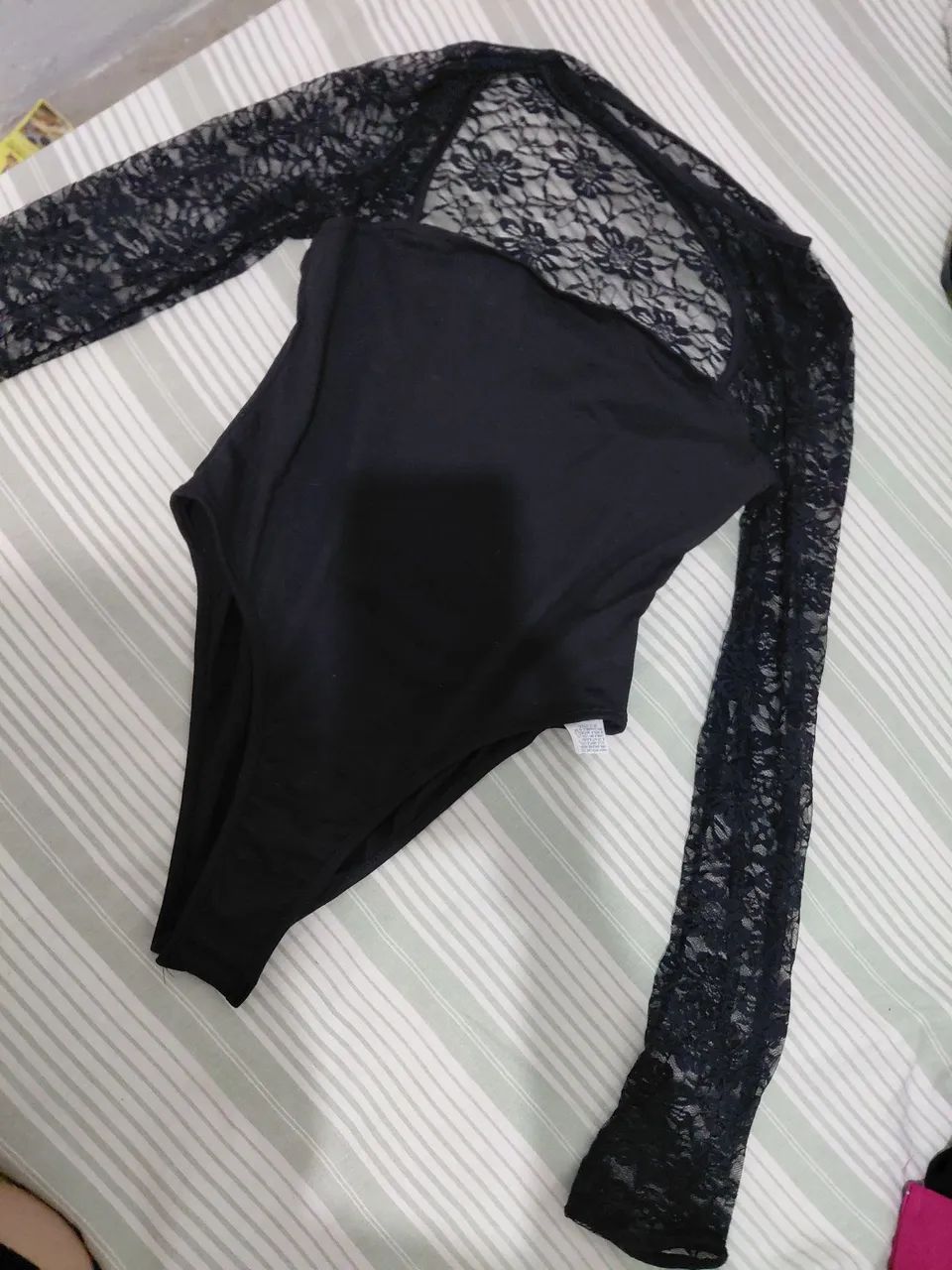 Body Preto com renda - Foto 2