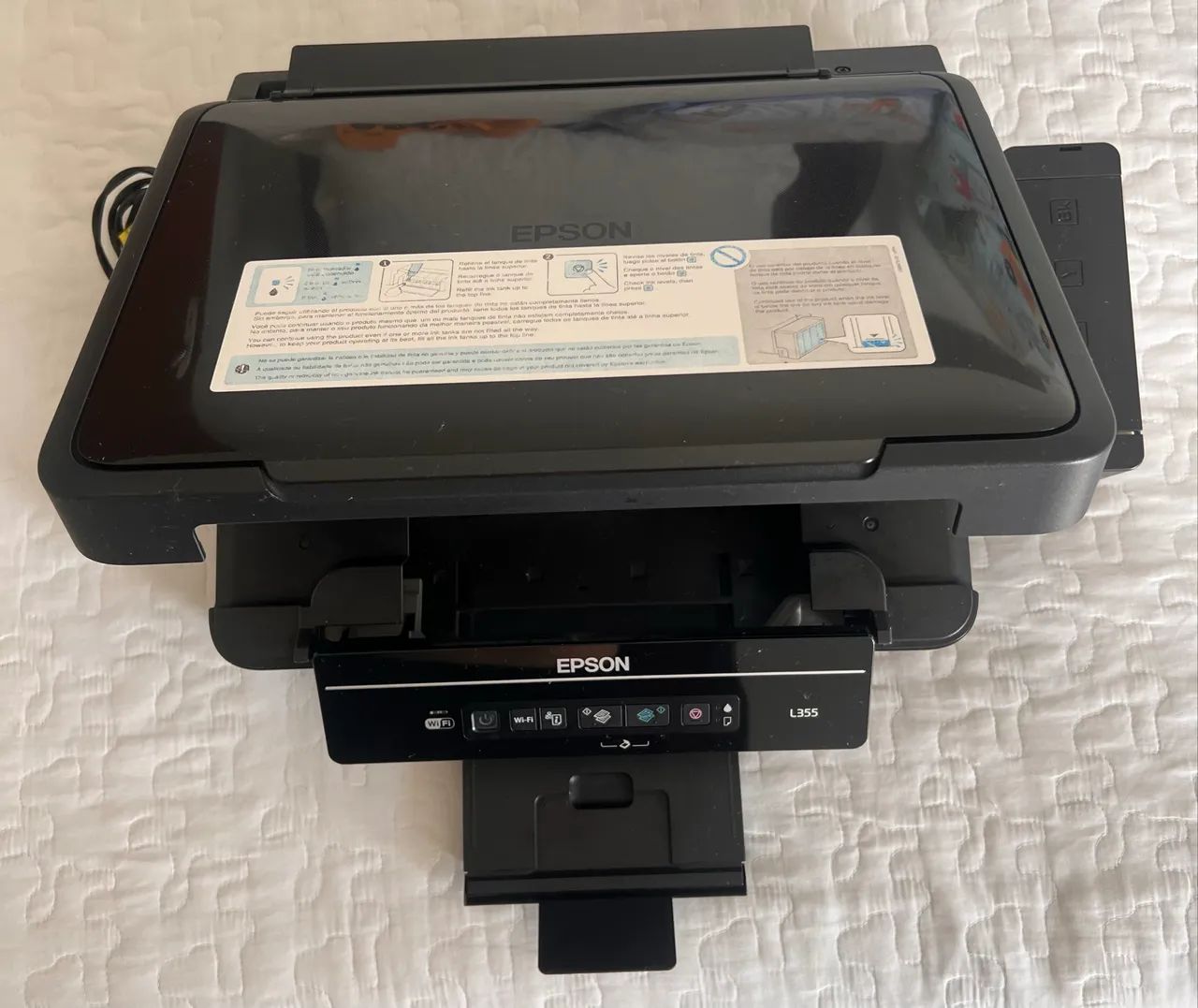 Impressora Multifuncional Epson EcoTank L355 Wi-Fi - Tanque de Tinta