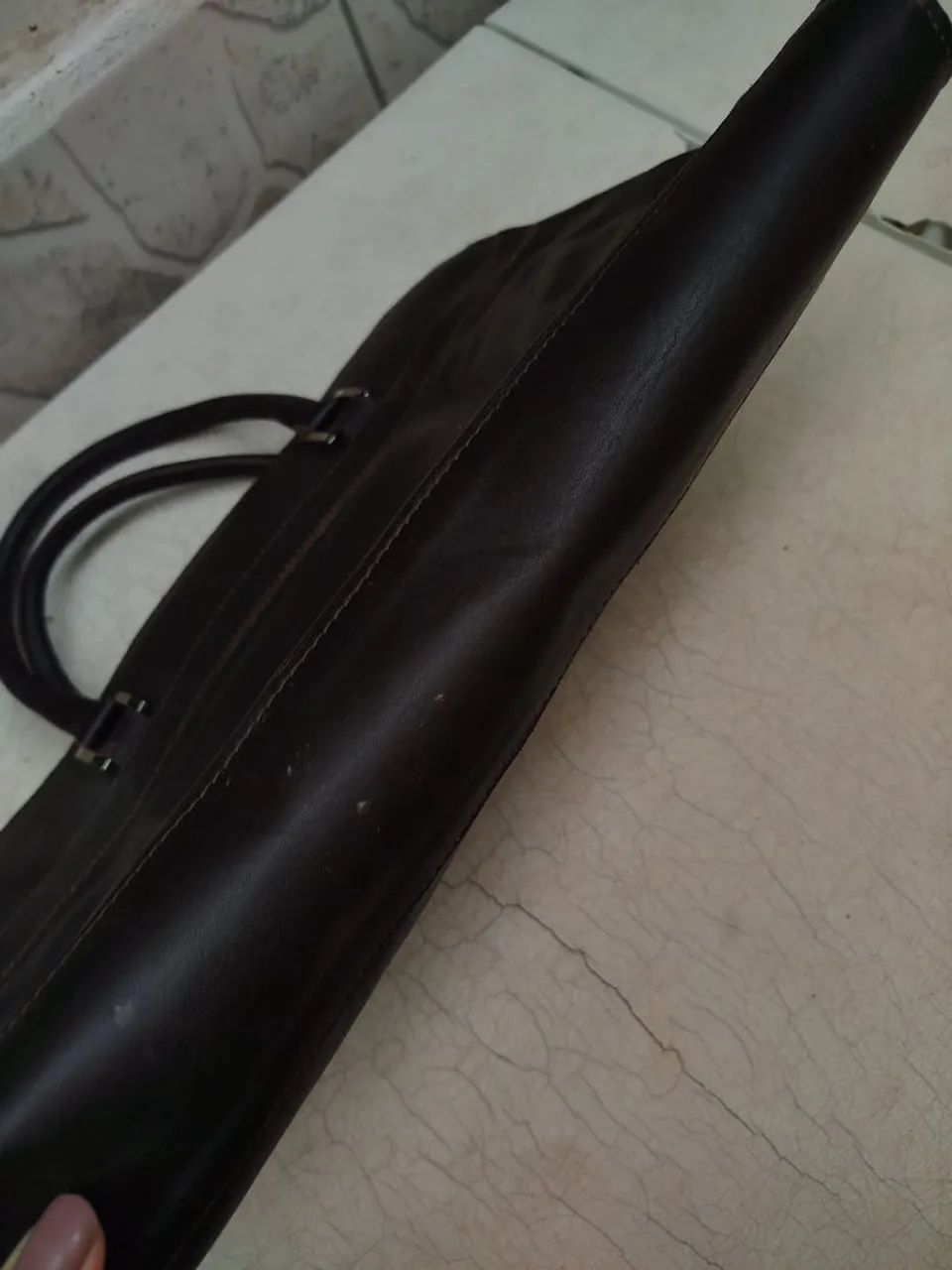 Bolsa maleta marrom escuro  - Foto 3