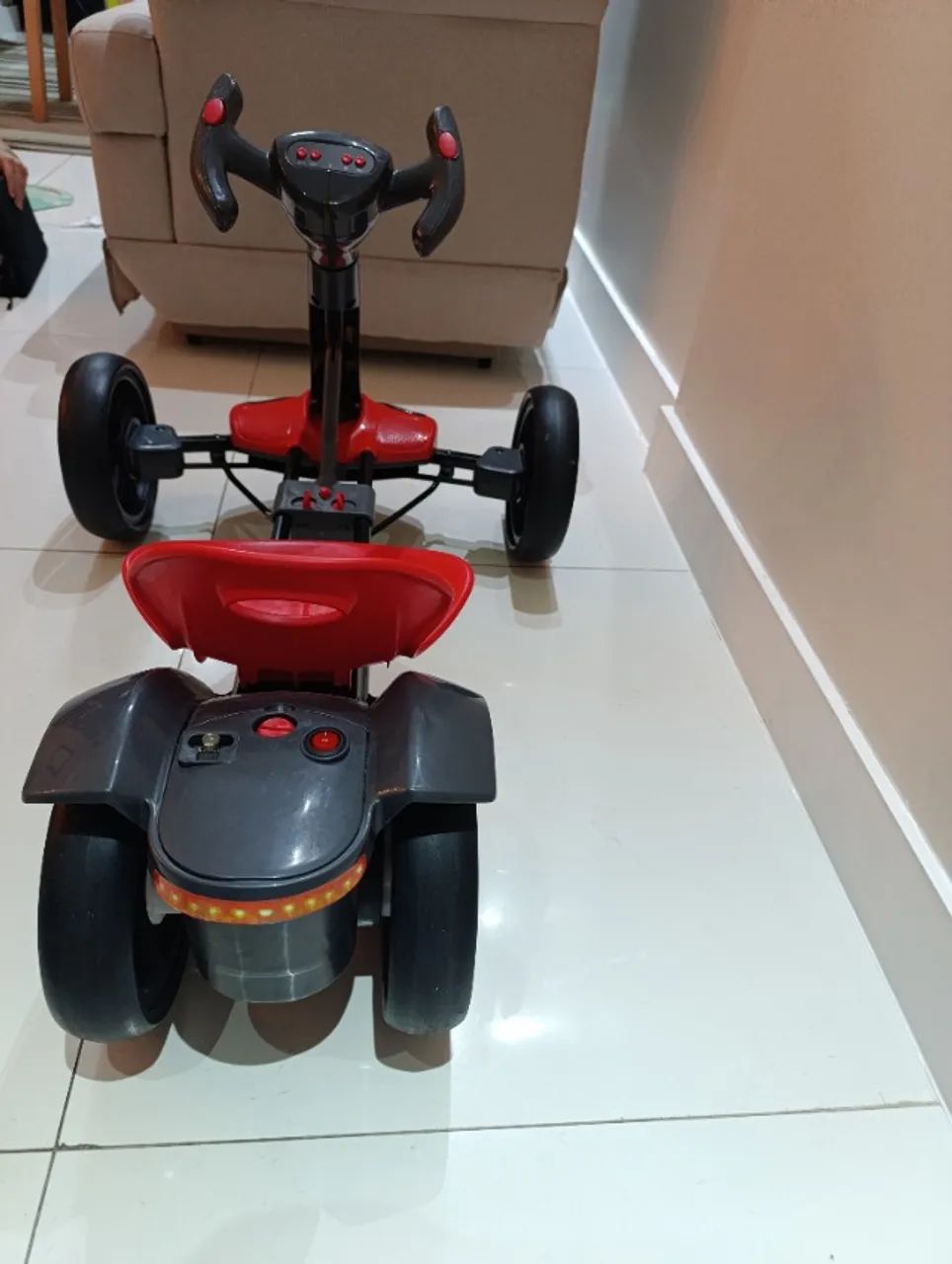 Mini Carro Kart Elétrico Infantil Conect Kart - Foto 4