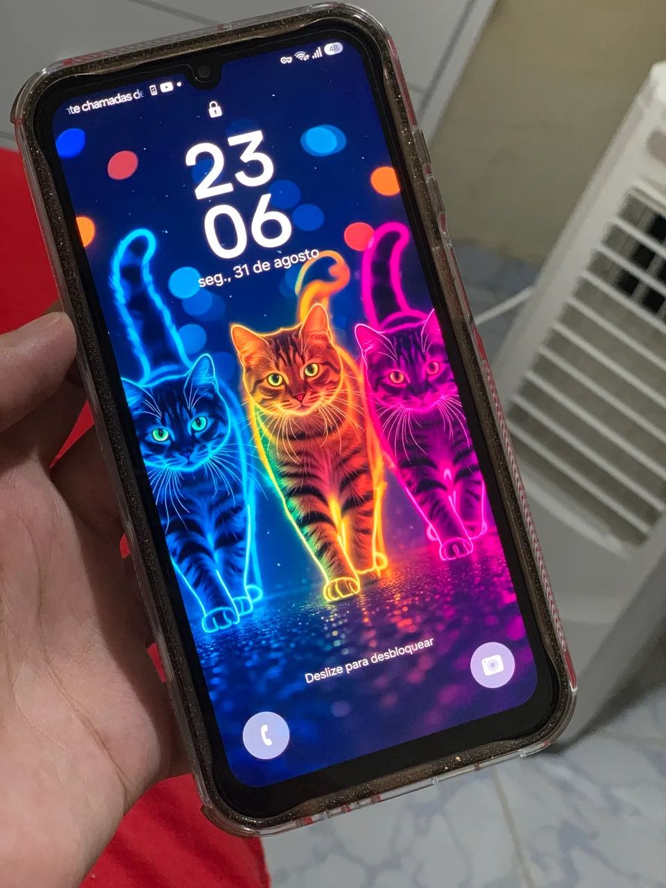 A15 256Gb celular top, boa memória.