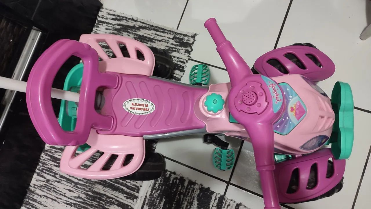 Triciclo Grátis nesta Compra: berço+colchão+porta fralda+mochila maternidade 