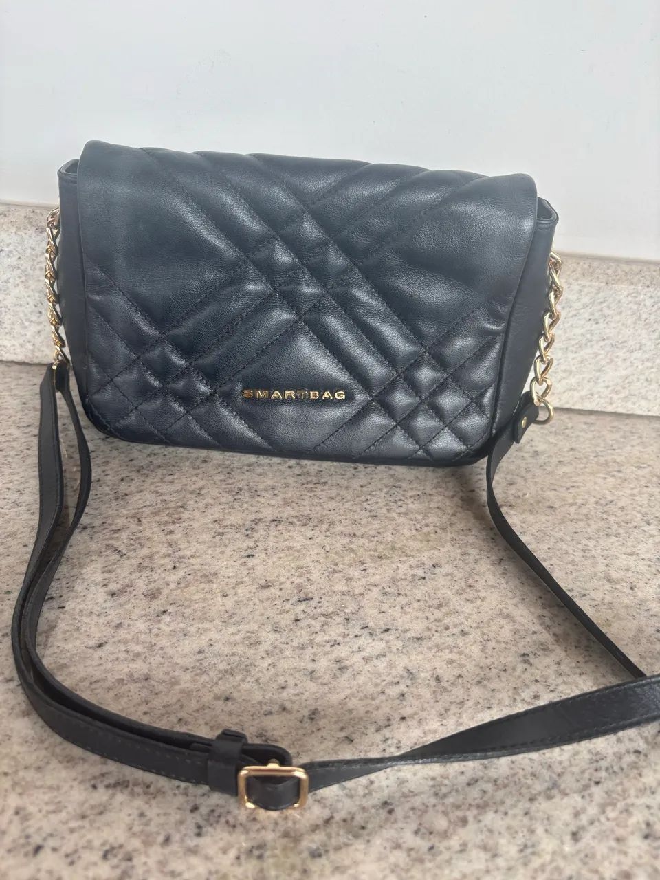 Bolsa em couro da marca smartbag - Foto 2