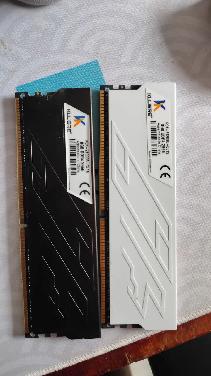Memórias RAM DDR4 8GB