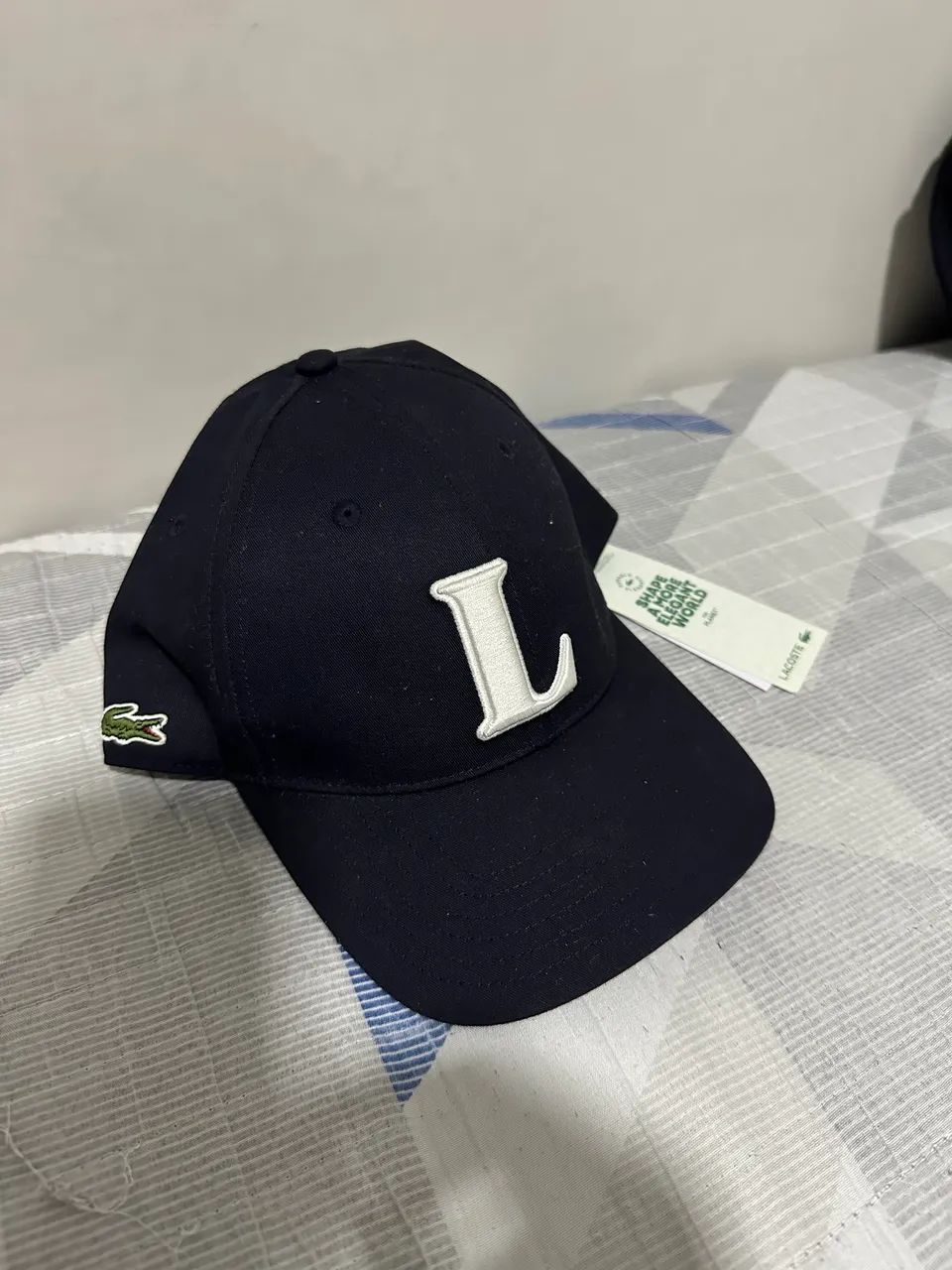 Boné Lacoste L Original 100% Novo
