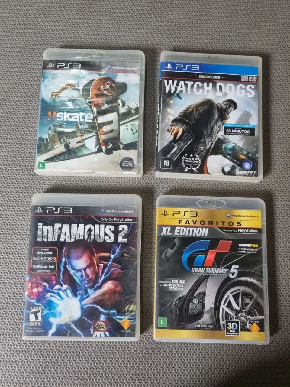 Vendo Playstation 3 com 2 controles e 15 jogos originais  - Foto 3