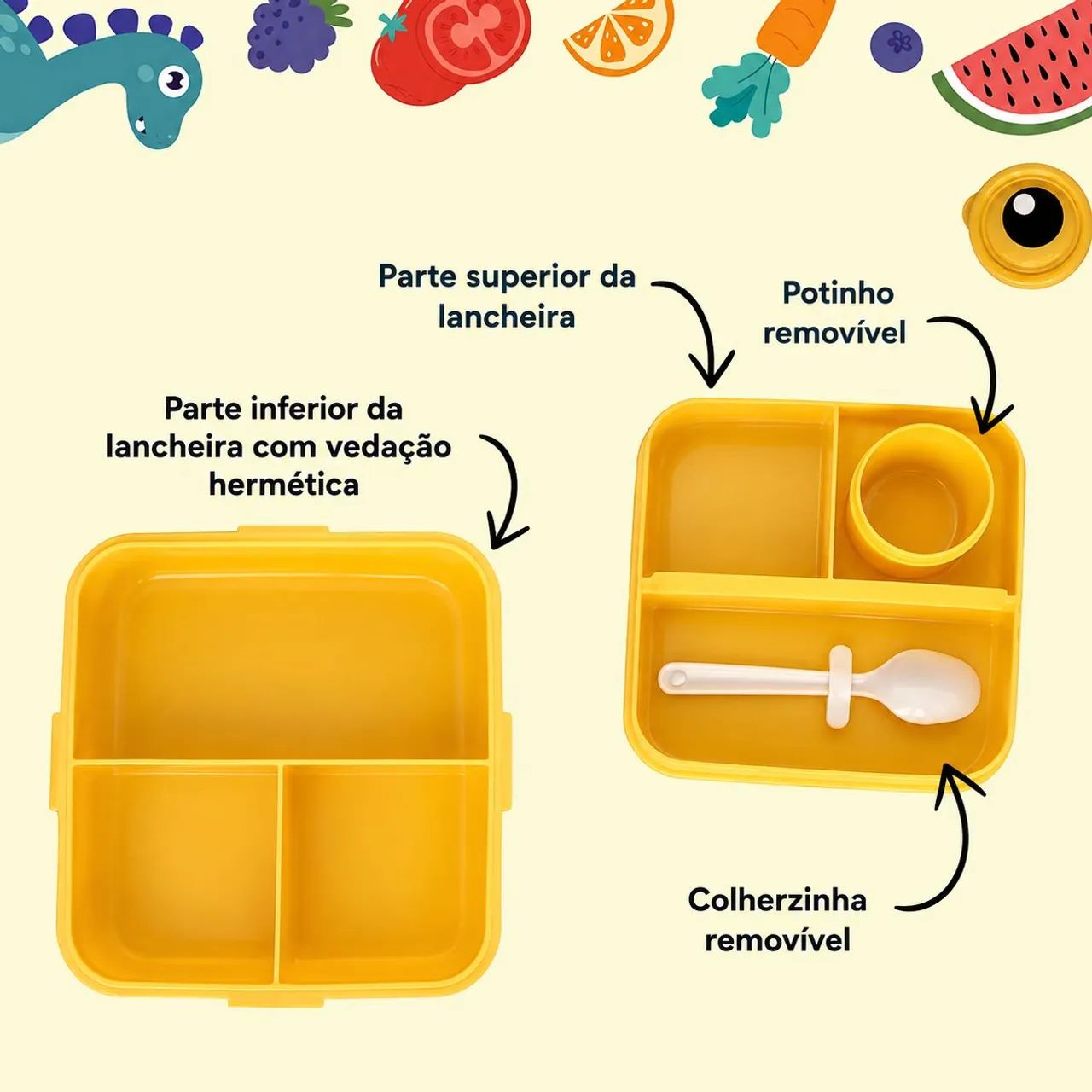 Bento box marmita - Foto 2