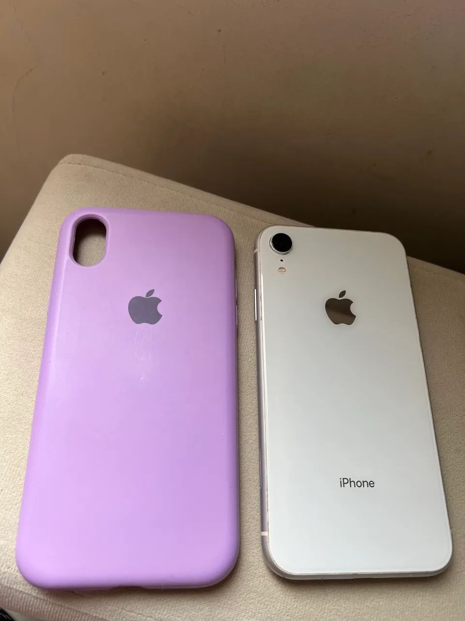 iPhone XR branco 64gb com película nova e capa
