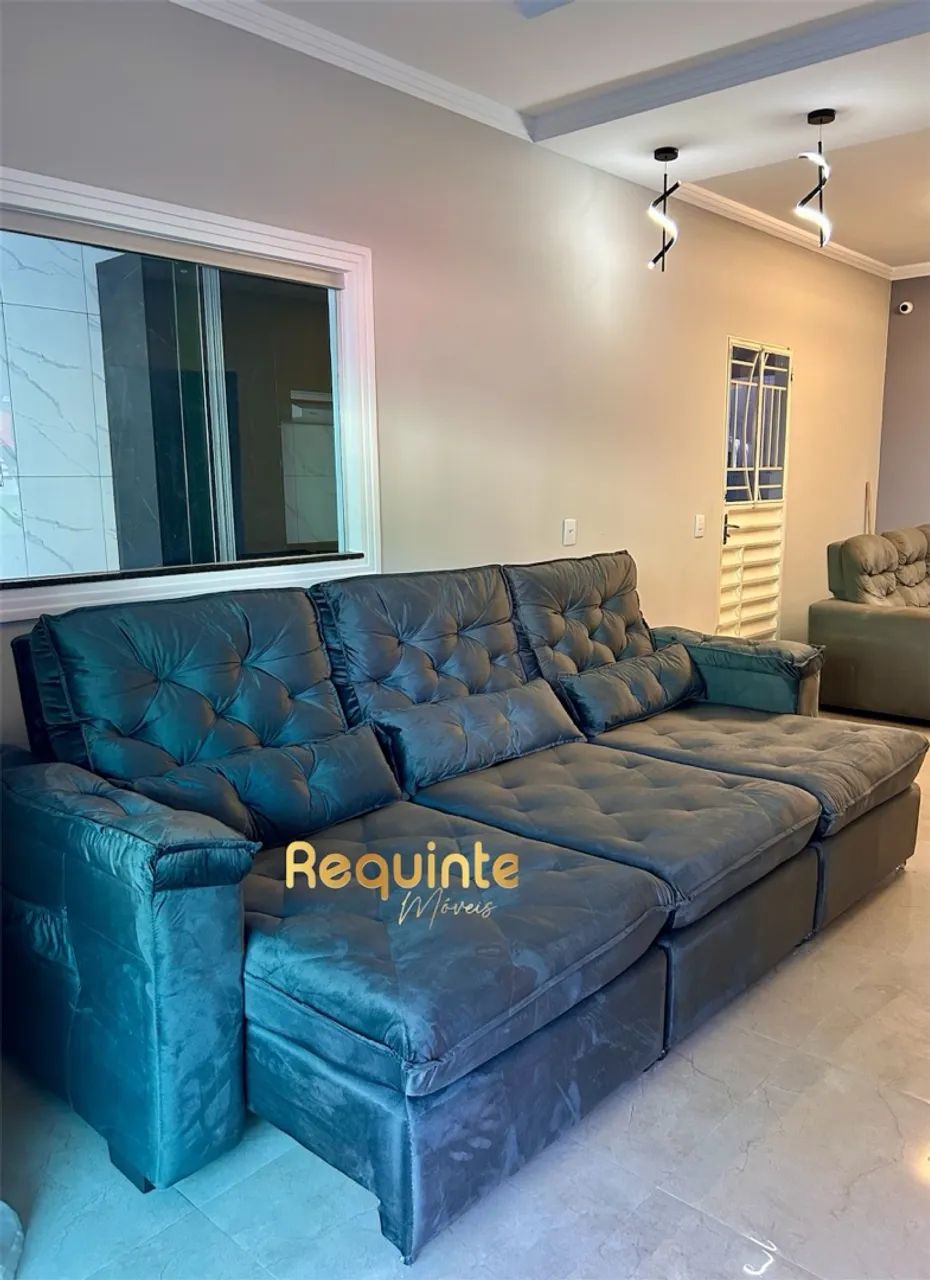 Sofás retrátil e reclinável luxo conforto  - Foto 3
