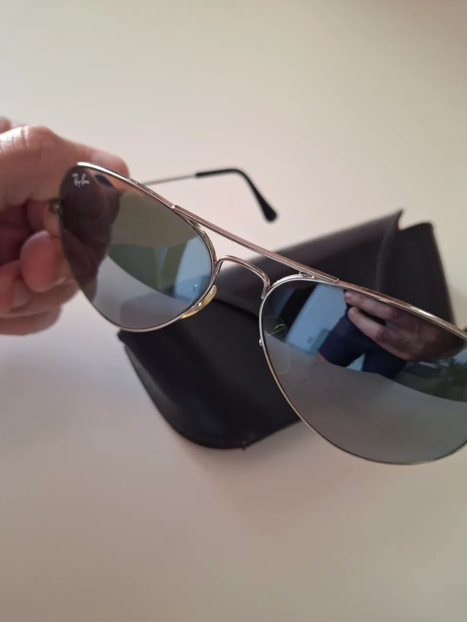 Ray-Ban Aviador óculos original espelhado - Foto 2