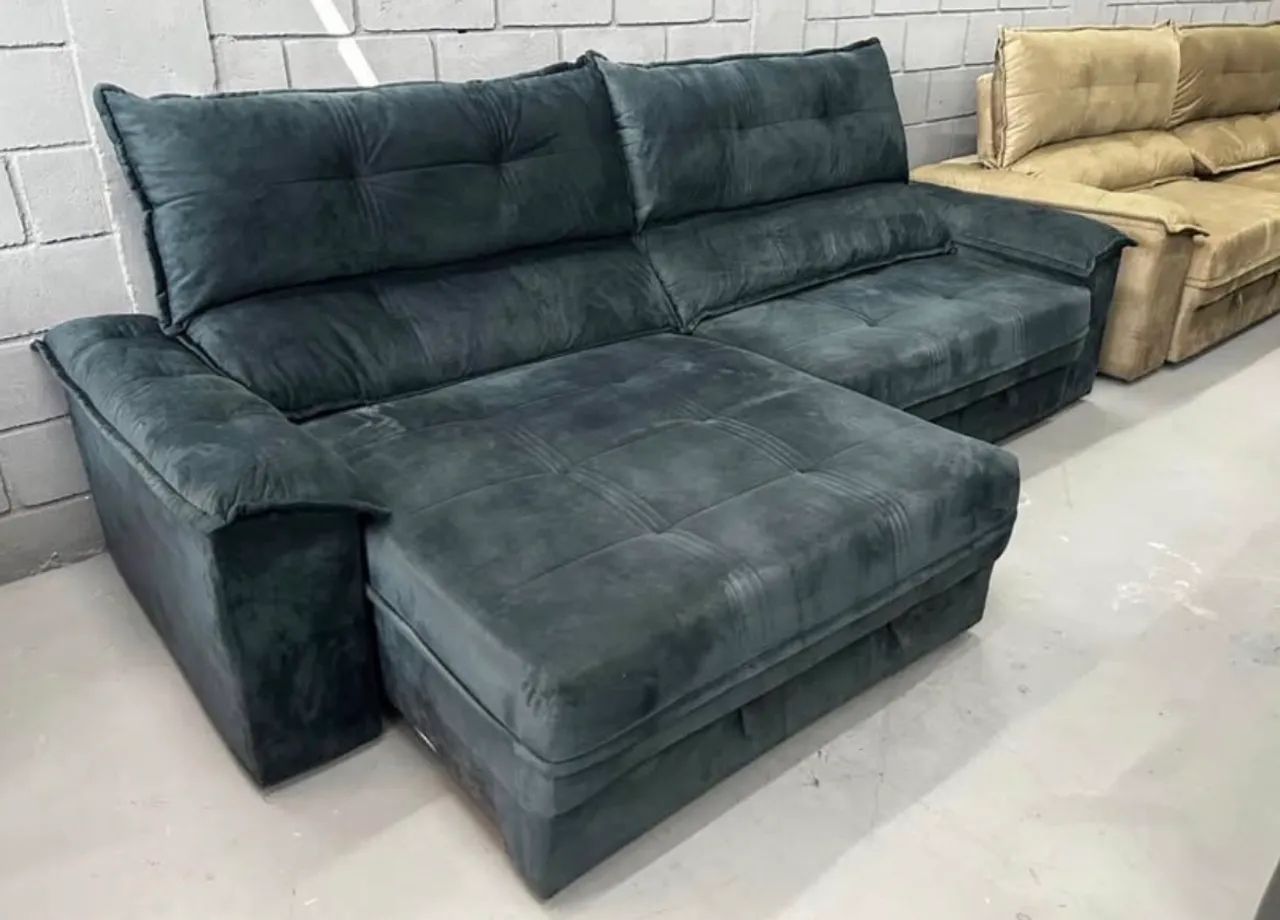 Sofá Retrátil e Reclinável 3.00m MOLAS ENSACADAS ( Direto da Fábrica ) - Foto 4