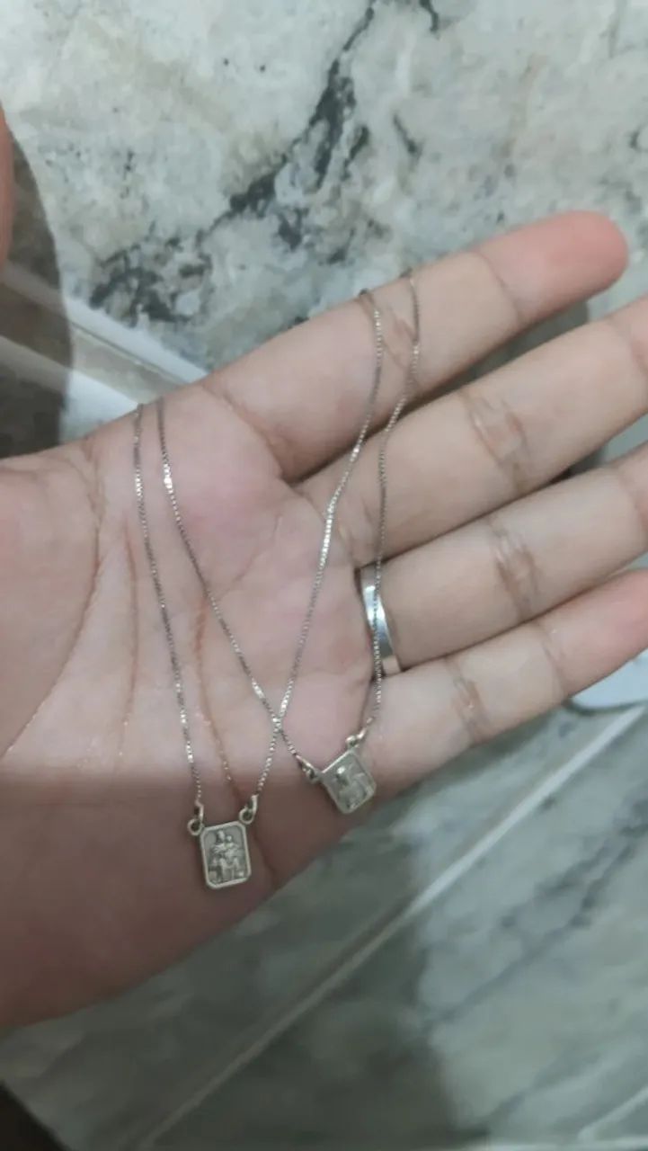 Escapulario prata 950