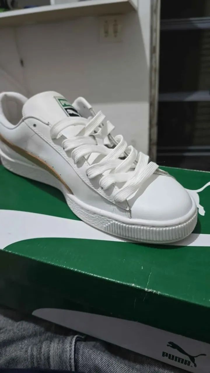 2 JOGOS DE TÊNIS MASCULINO PUMA BASKET CLASSIC XXI TAM 41 ( Usado 2 vezes ) - Foto 3