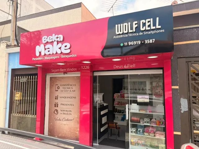 Fachada em acm dividida