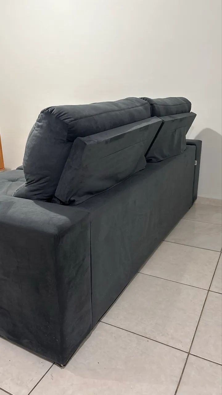 Sofá 2,10m em ótimo estado, pouco uso - Foto 2