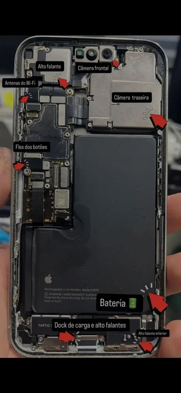 Peças do iPhone 14 pro maxx - Foto 3