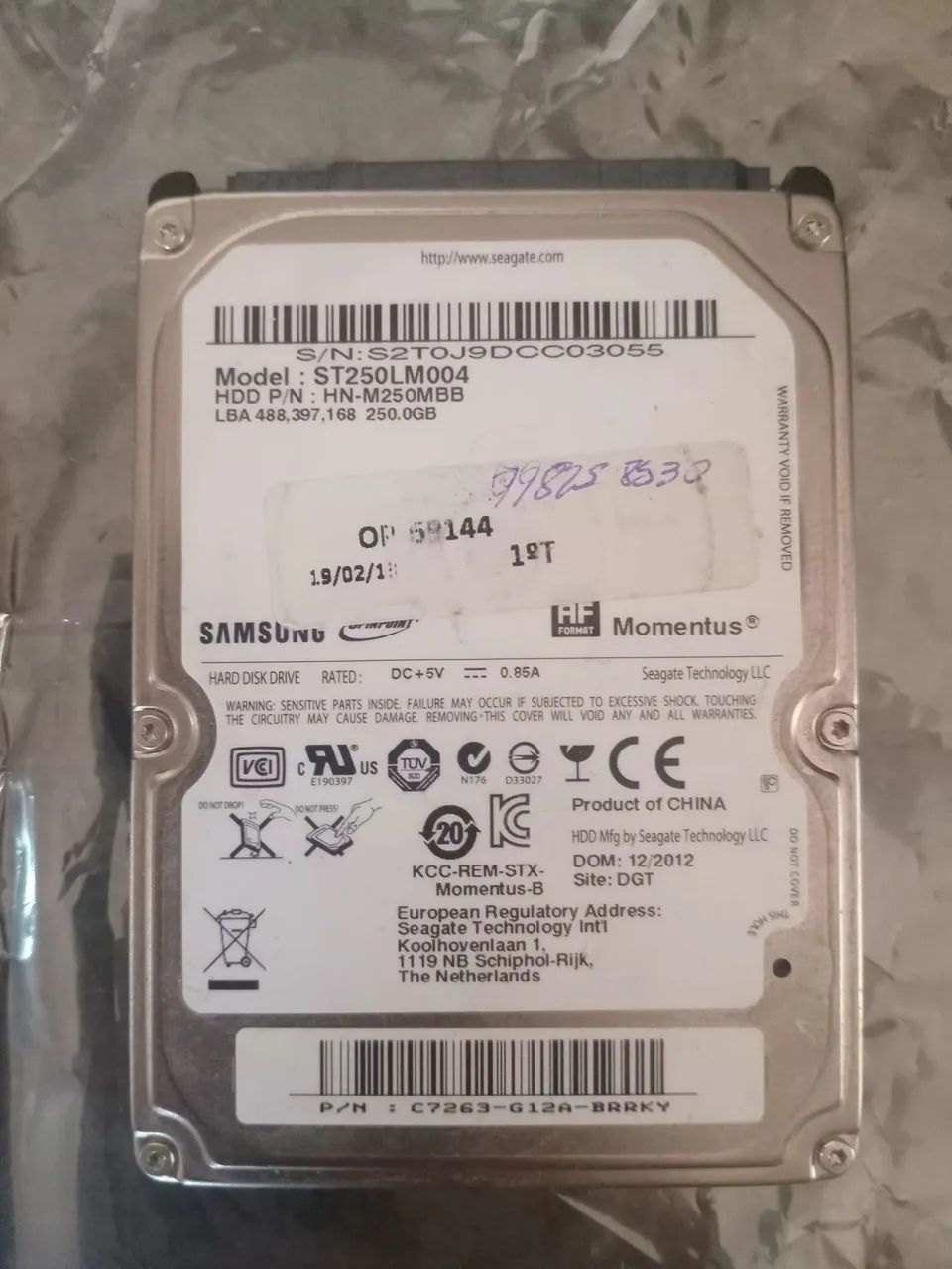 Hd 250Gb Samsung
