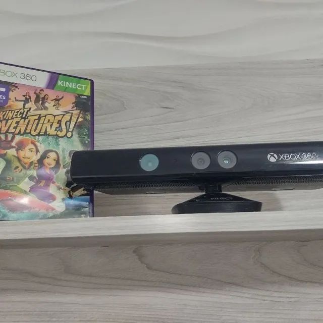 Sensor Kinect Xbox 360 com 2 jogos