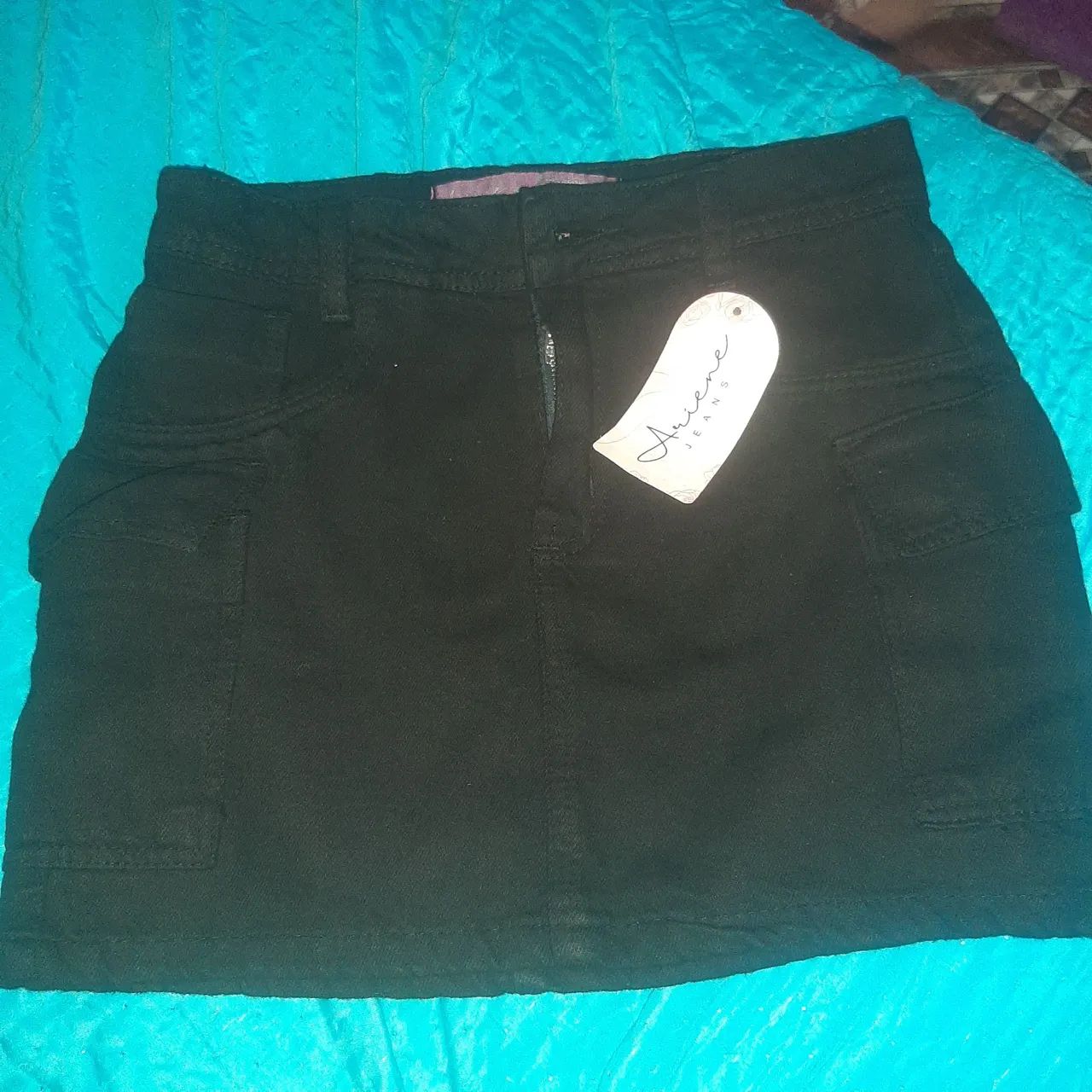Saia cargo jeans  - Foto 2