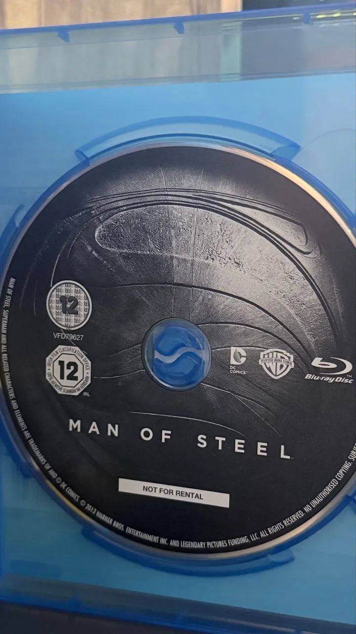 Homem de Aço - Blu Ray SEM PORTUGUÊS BR (Importado) - DVD, Blu-Ray