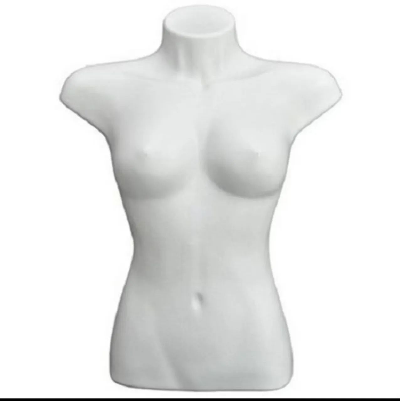 Busto plástico feminino, cor branco, veste 38