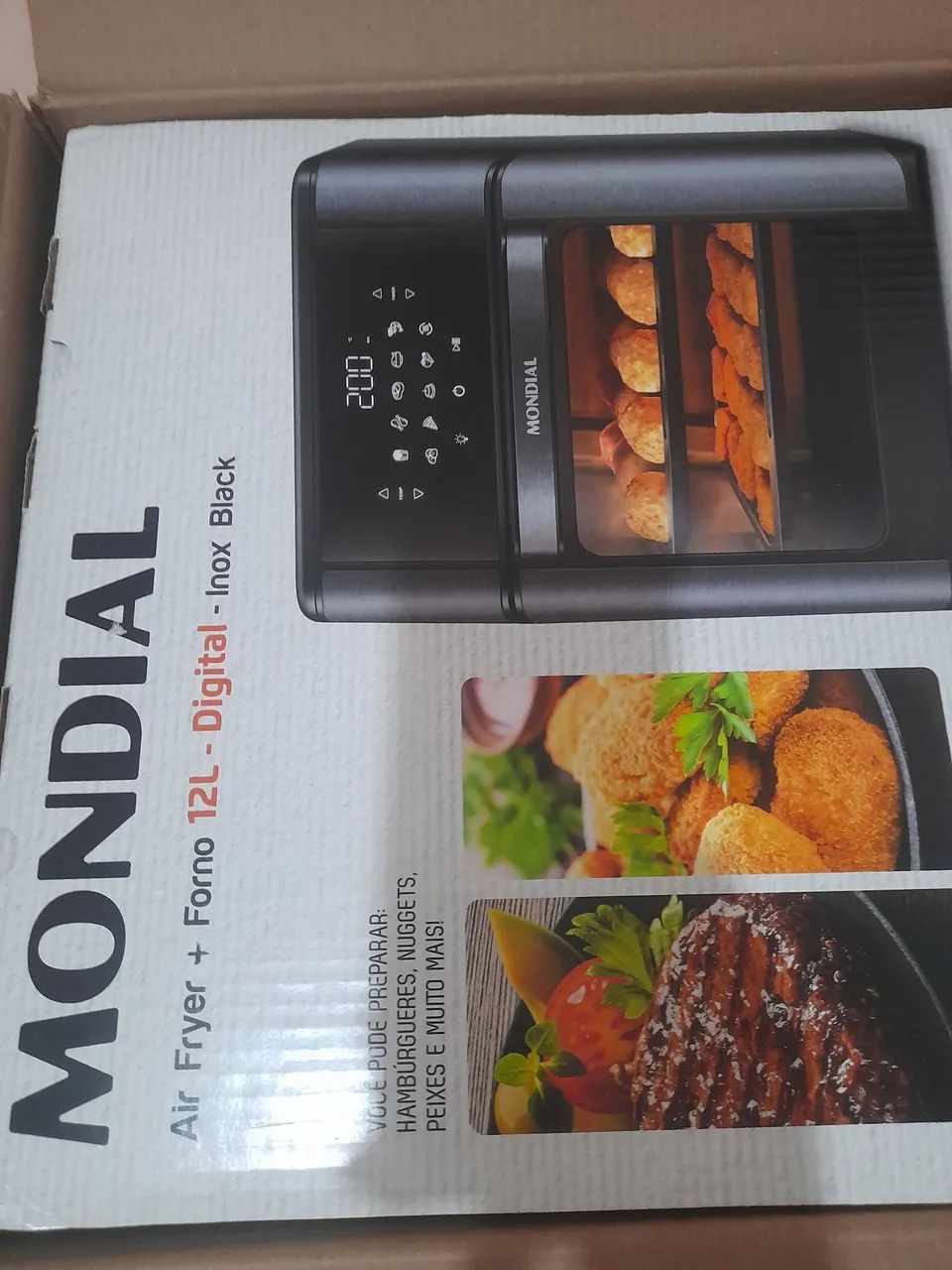 Fritadeira Elétrica e forno 12L mondial 127V