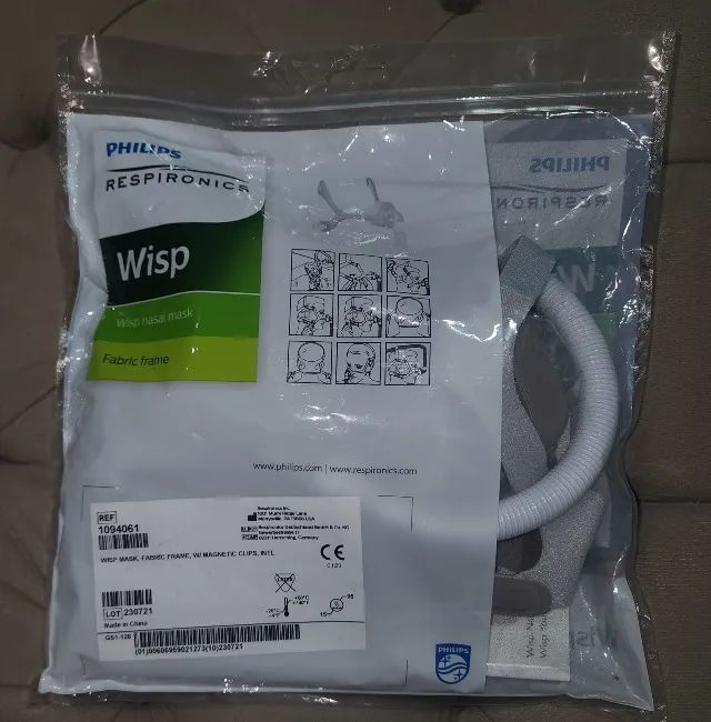 Máscara Nasal Philips para CPAP e Respiradores Eletrônicos - Nova! - Foto 3