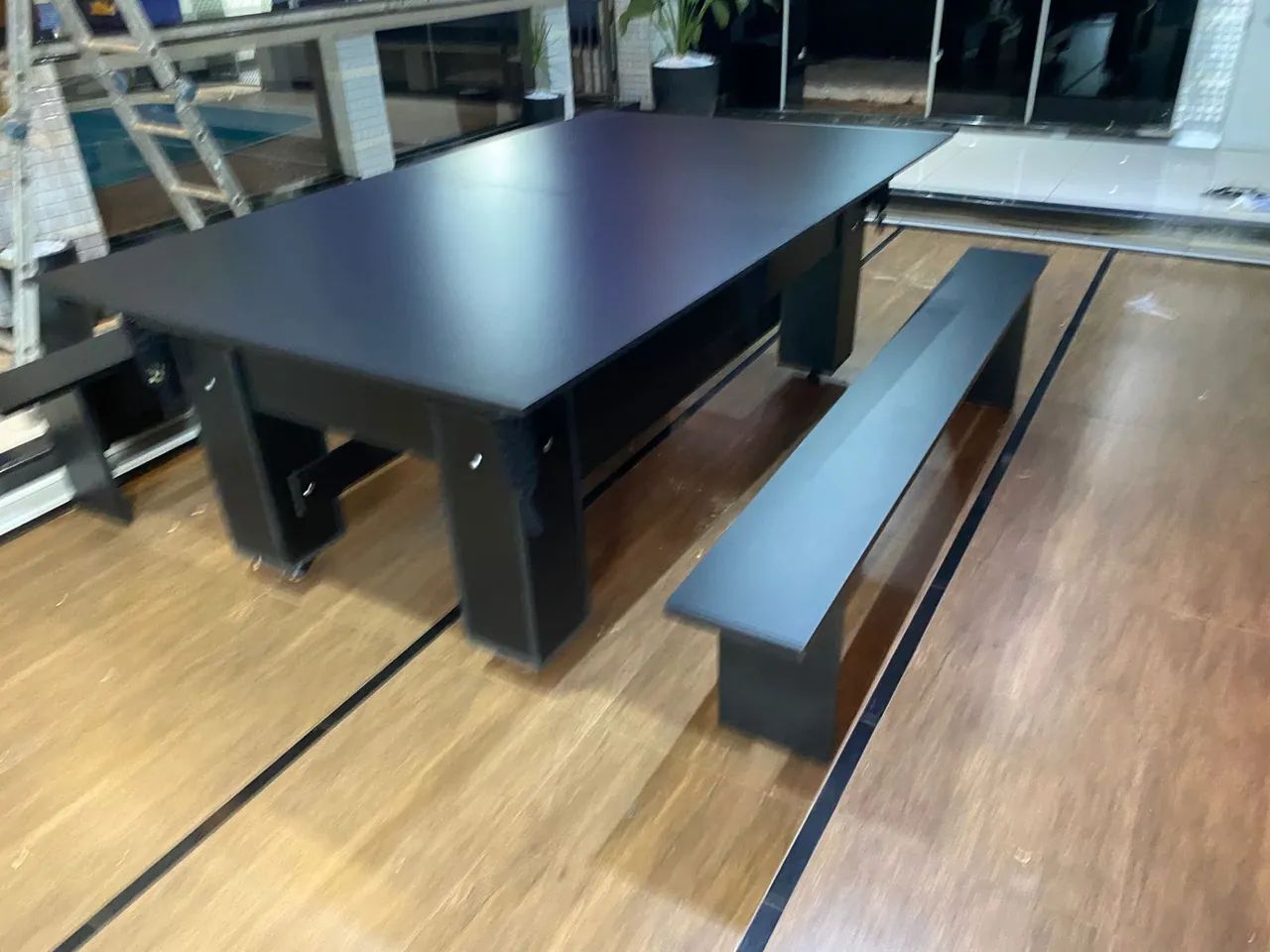Mesa de Bilhar 2,25 x 1,25 Com Caçapa de Redes Modelo TBP6598 - Foto 4