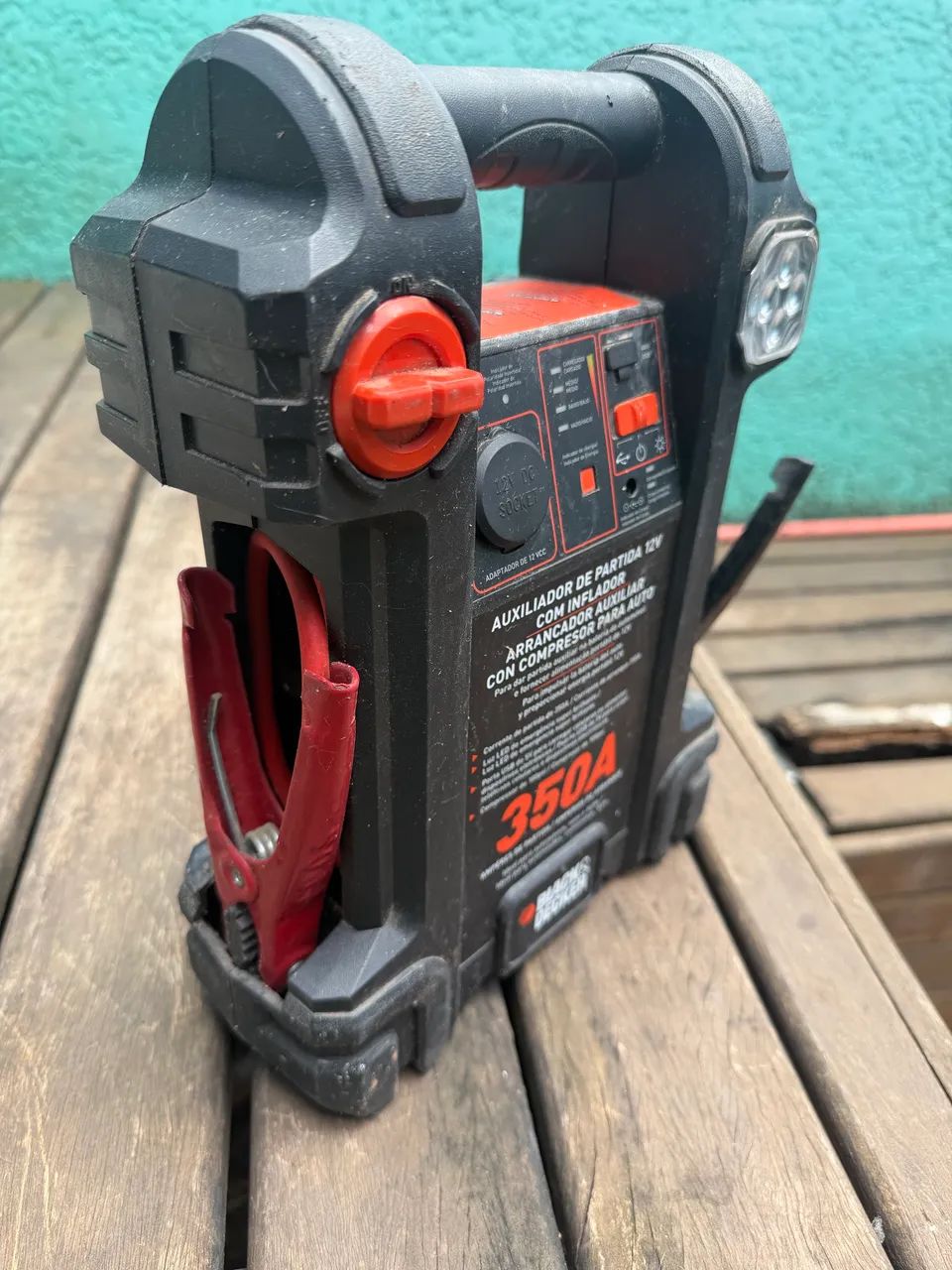 Auxiliador de partida, compressor, lanterna entrada USB  - Foto 2