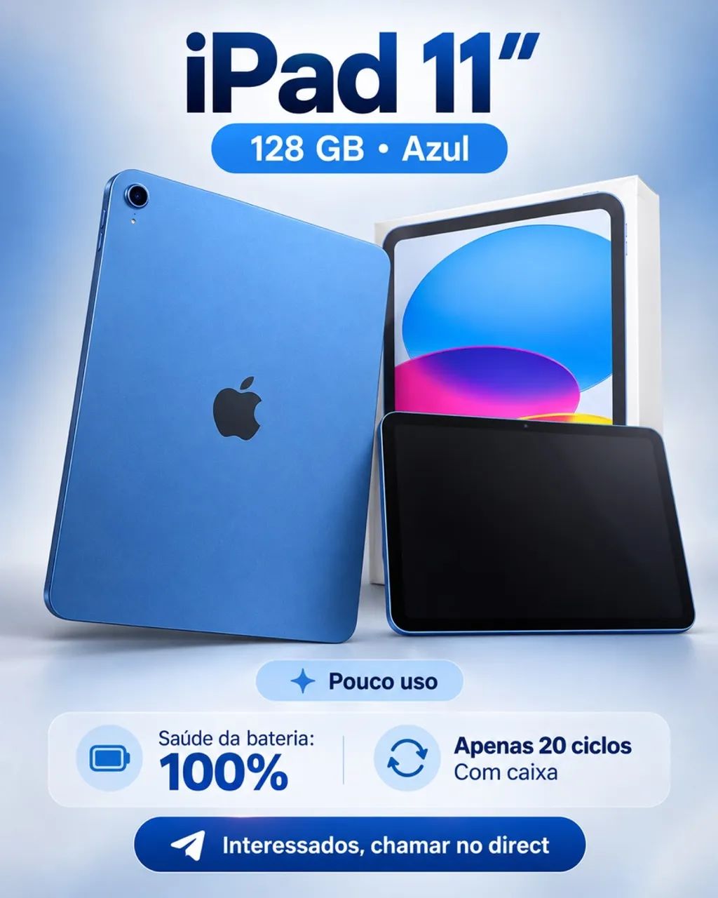 Ipad 11 128GB Azul 