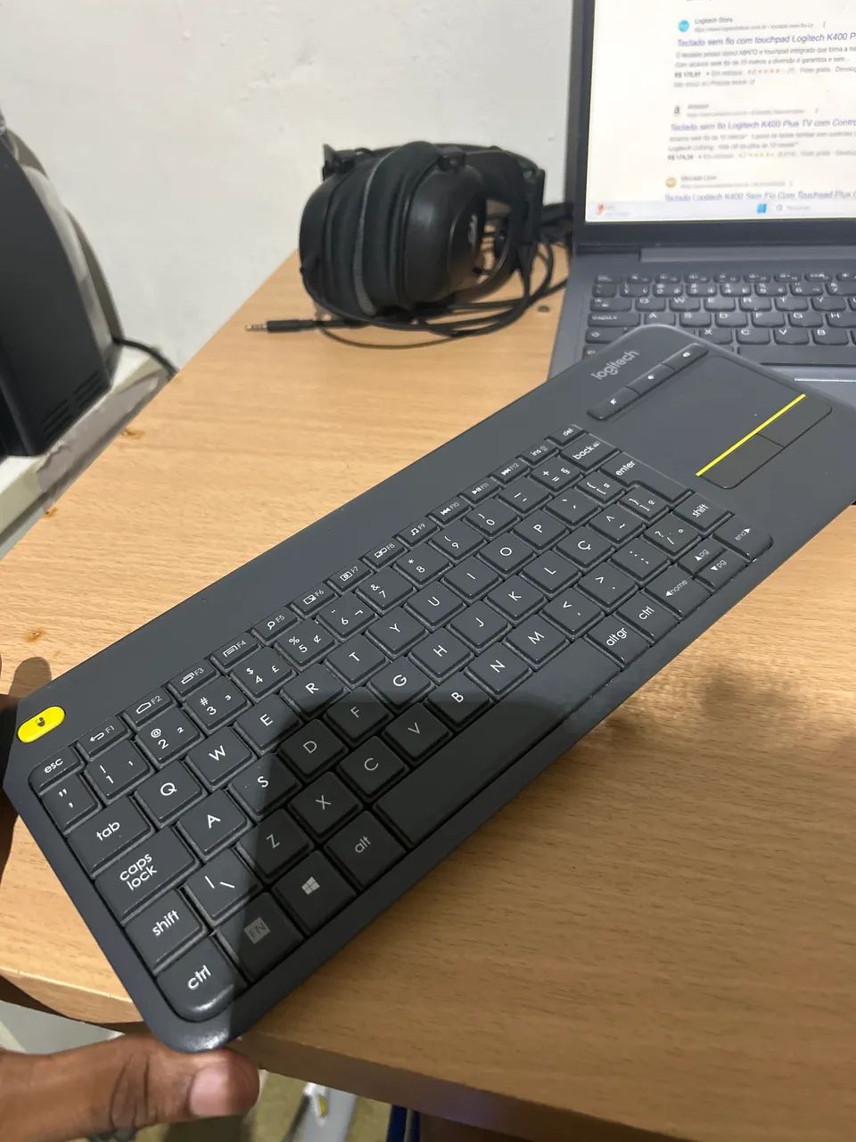 Teclado Touchpad Logitech K400 plus para PC