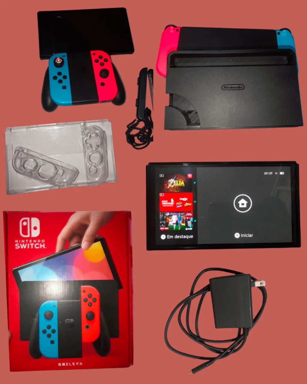 nintendo switch oled 64gb bloqueado original - Foto 2