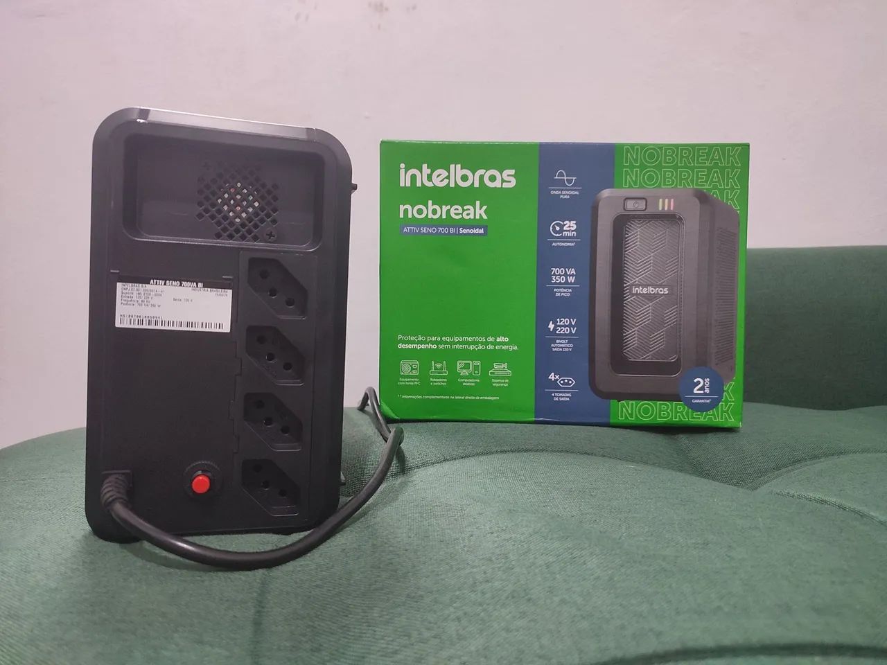 Nobreak Intelbras 700 VA Bivolt - Foto 2
