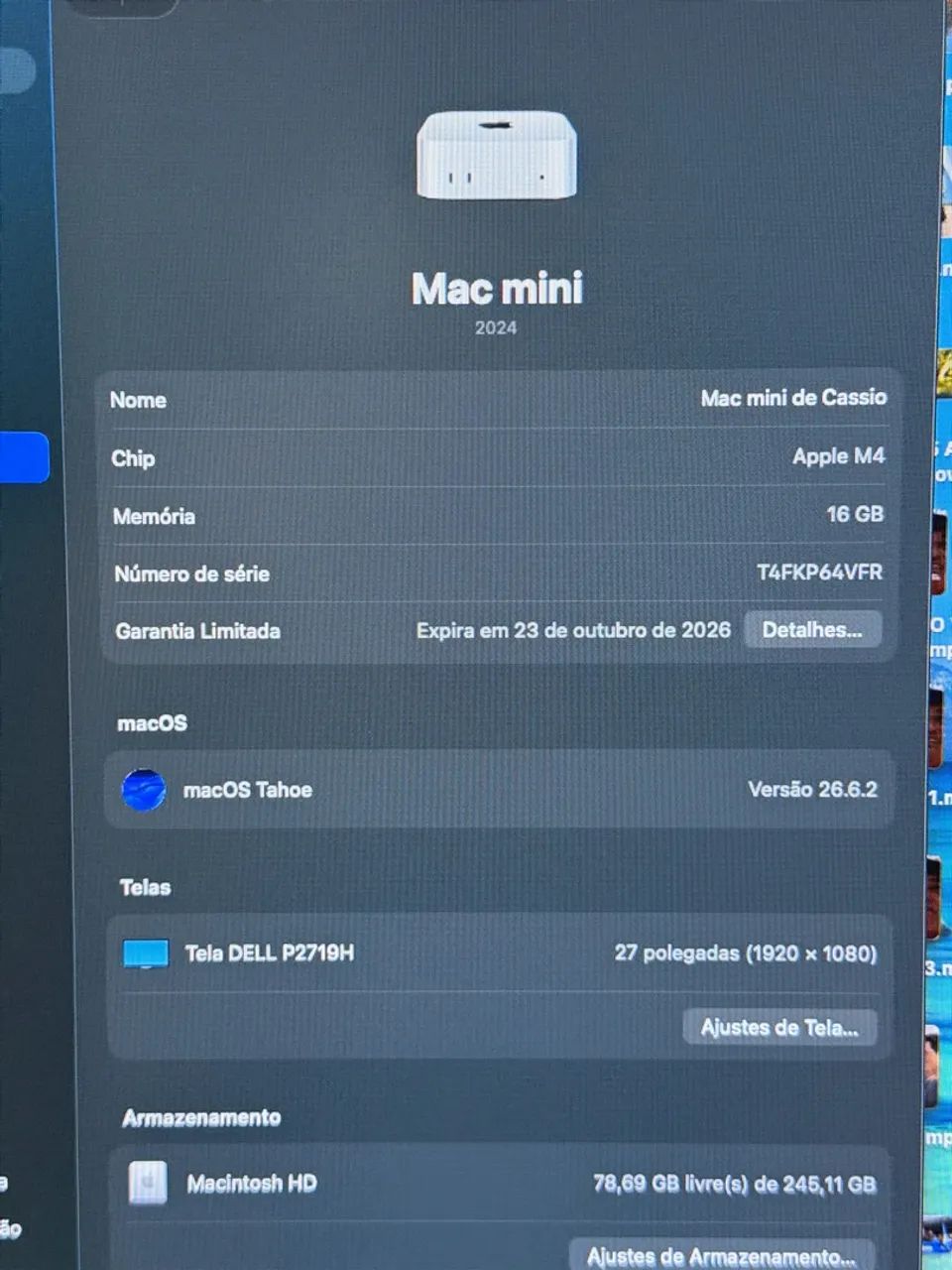 Mac Mini M4 - na garantia  - Foto 2