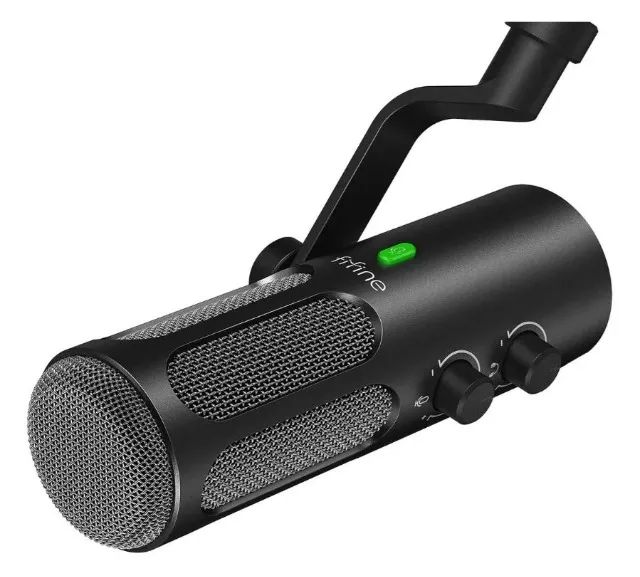 Microfone gamer da marca Fifine, modelo Tank 3 - NOVO.