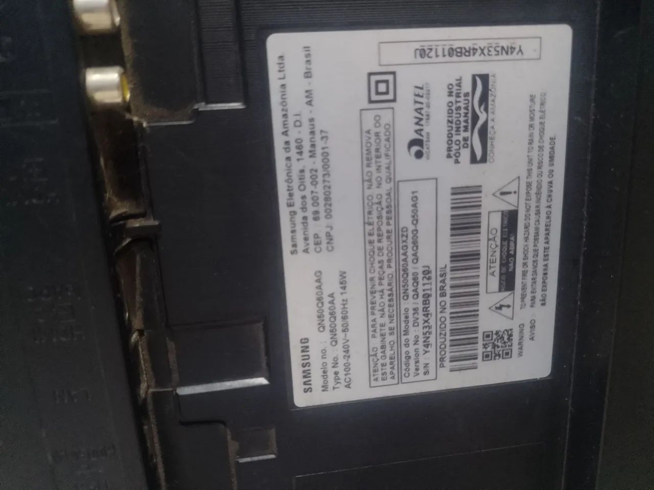 Tv Samsung led 55 polegadas com defeito  - Foto 4