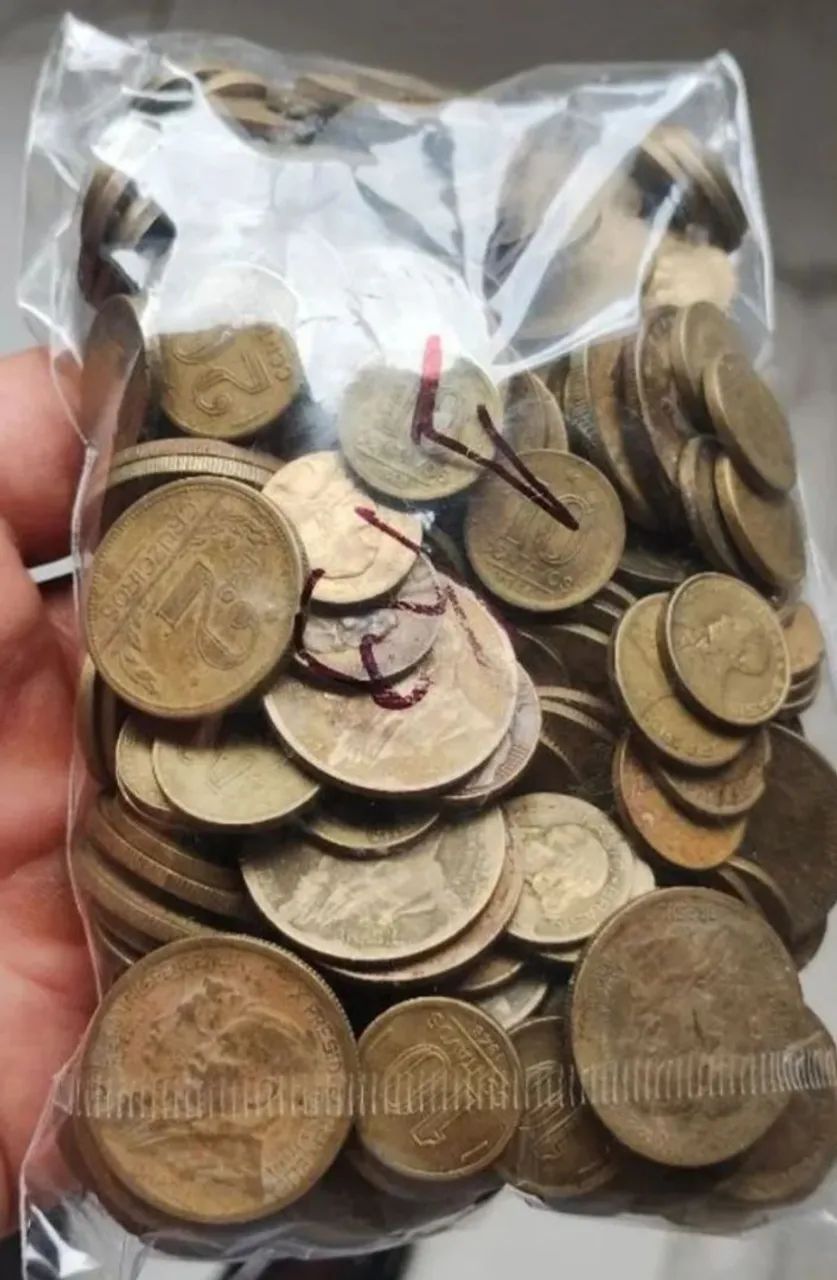 1 kg de moedas para artesanato 